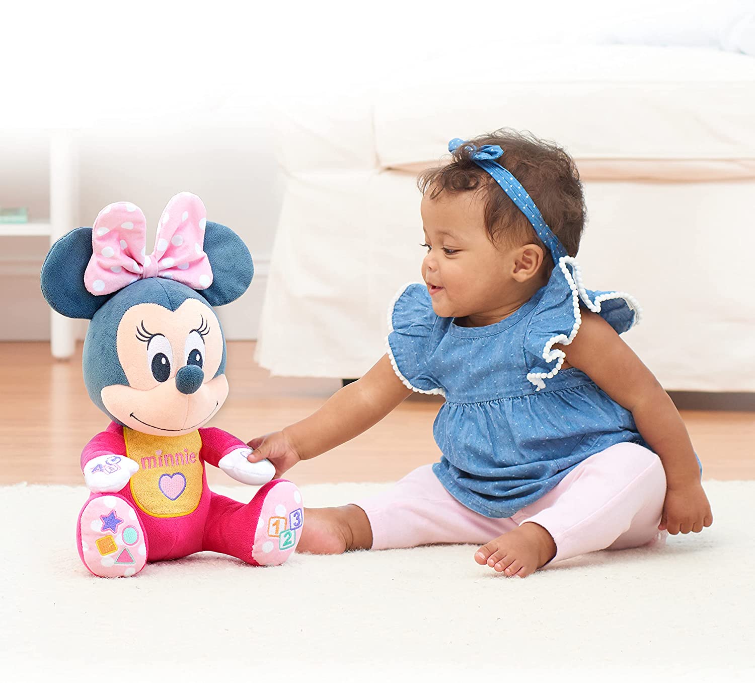 Peluche Disney Baby Minnie Mouse Interactivo Canciones