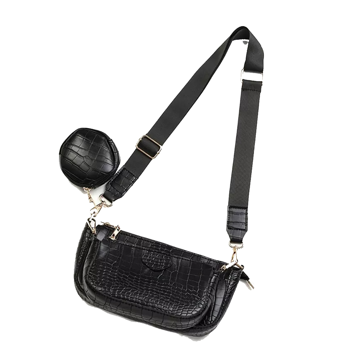 3 en 1 Bolsas De Dama De Moda Con Estampado De Cocodrilo Para dama
