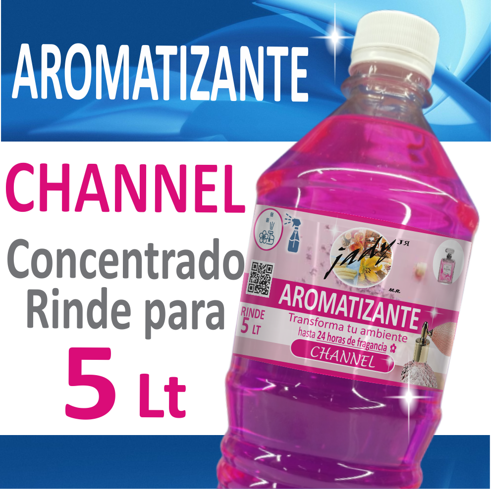 Aromatizante ambiental Channel Concentrado para 5 litros PLim50