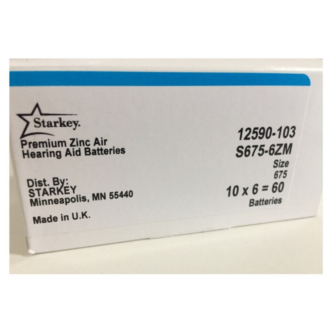 Batería Auditiva Starkey 675 Azul con 60 unidades