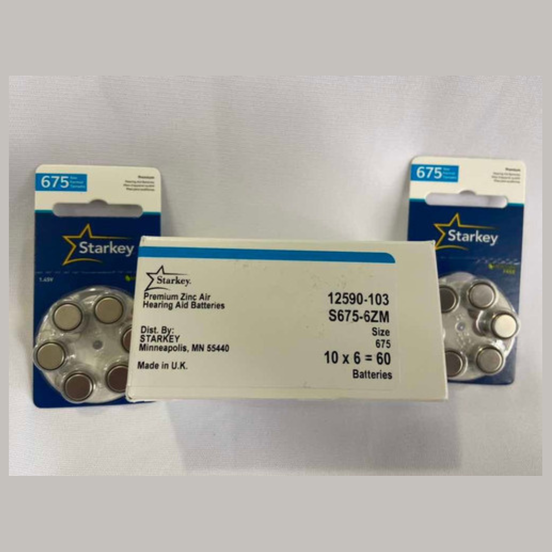 Batería Auditiva Starkey 675 Azul con 60 unidades