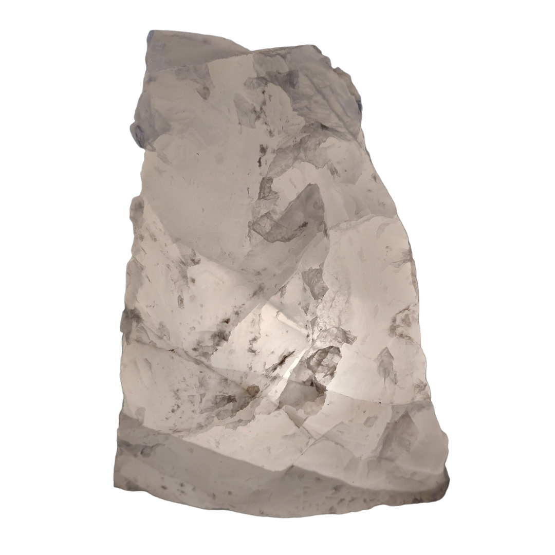 Lampara de onix tipo Roca Rustica Artesanal