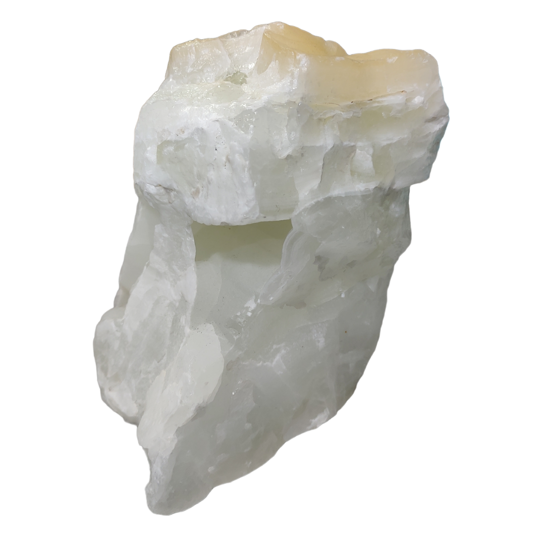 Lampara de onix tipo Roca Rustica Artesanal