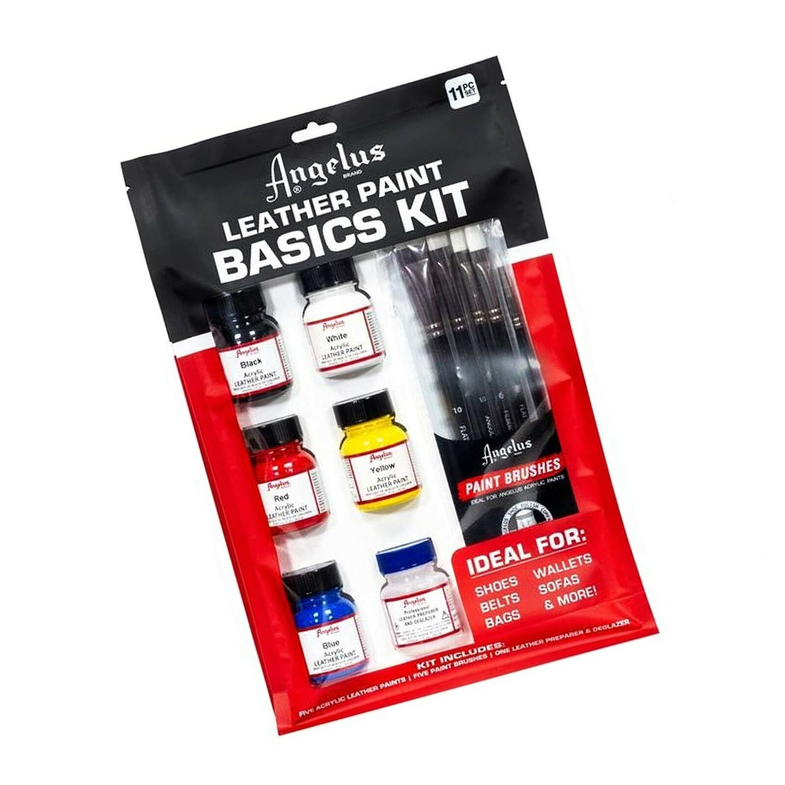 Kit Basico De Pintura Acrilica Y Aditivos Angelus Brand