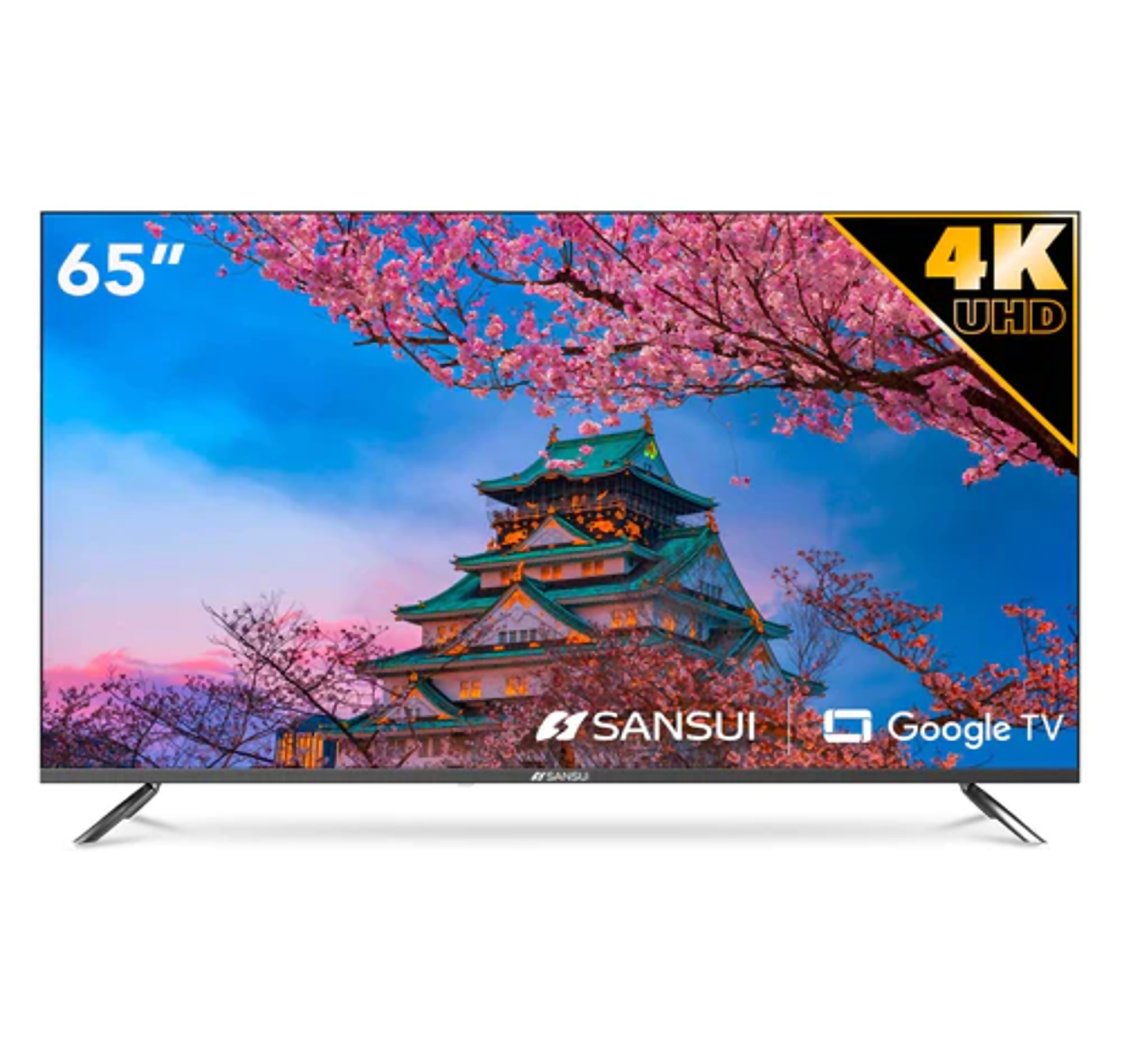 Pantalla 65 Pulgadas Sansui DLED Google TV 4K Ultra HD SMX65VAUG