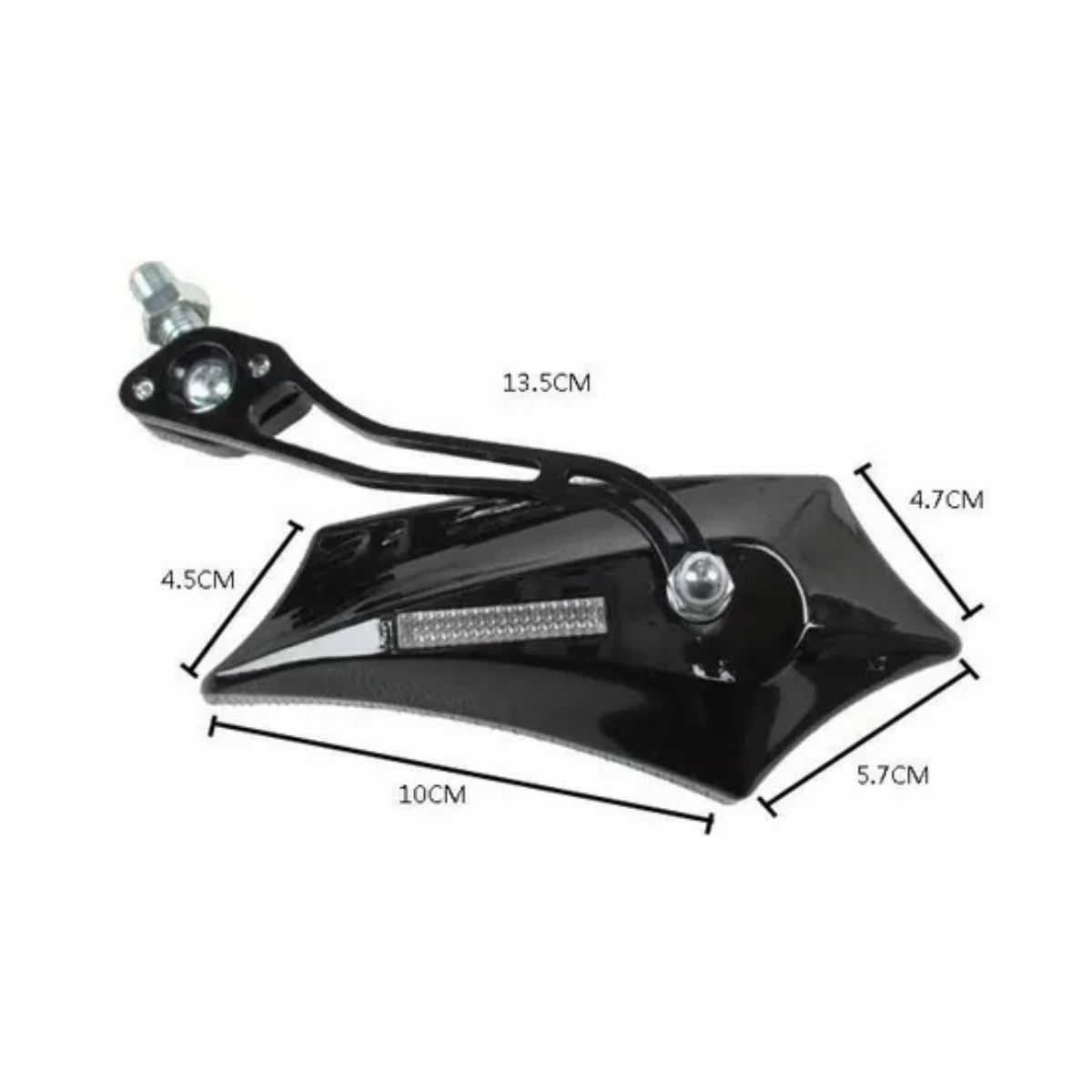 2 Pz Espejos Moto Deportivos Street Cafe Racer Motocicleta 