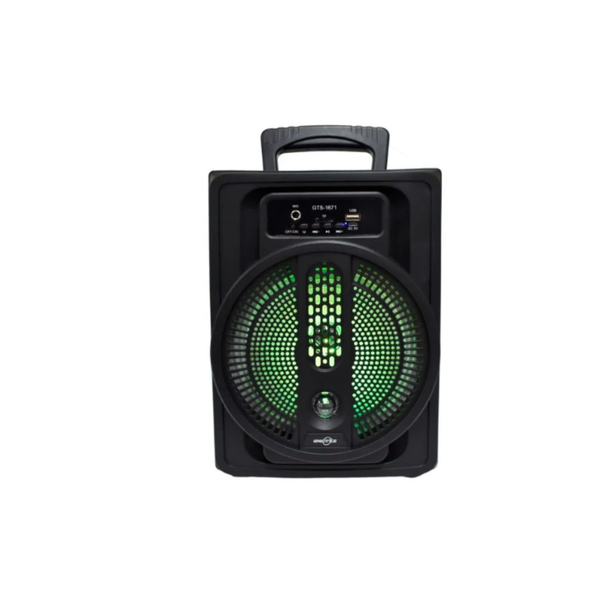 Bocina bluetooth 8 pulgadas con mini esfera luz LED