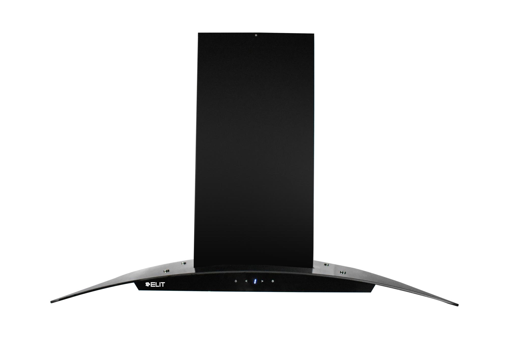 Campana purificadora de isla Black King 90 cm Touch Screen