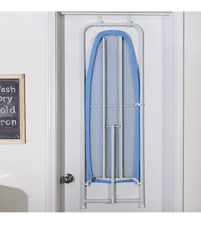 Tabla de planchar para colgar sobre puertas plegable 