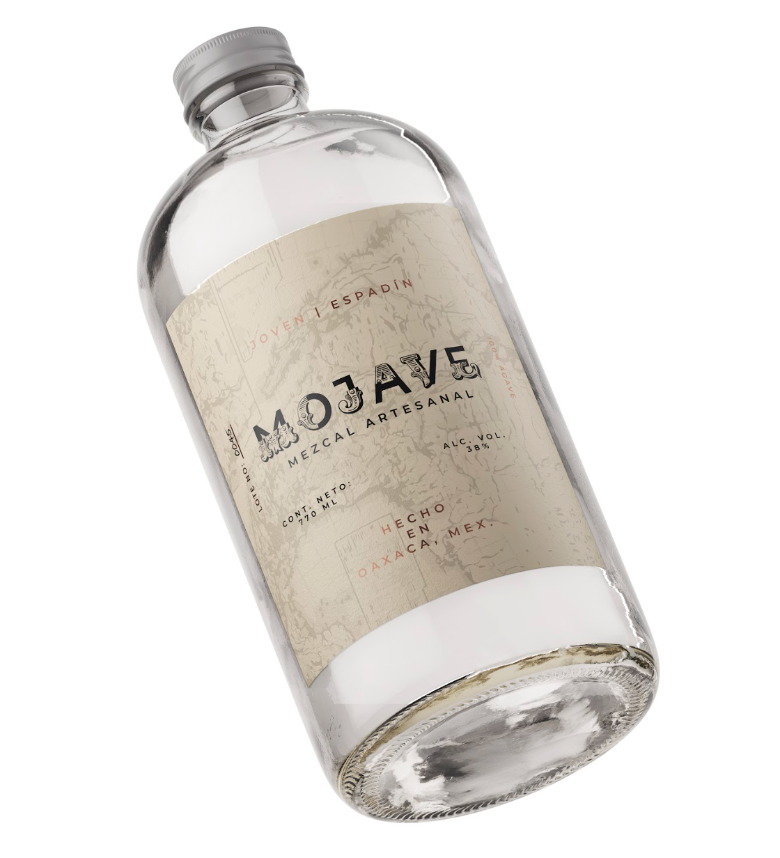 Mojave Mezcal Artesanal Joven Espadín 770ml 38 Vol Alc