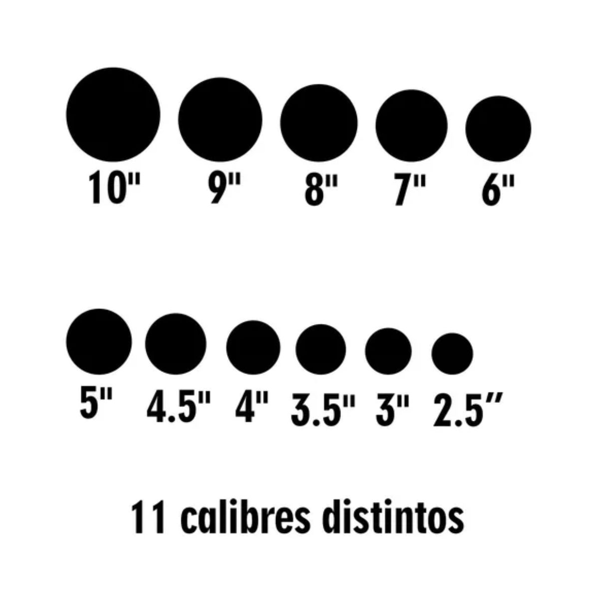 Calibrador De Globos Mdf 11 Medidas Económico Mejor Precio