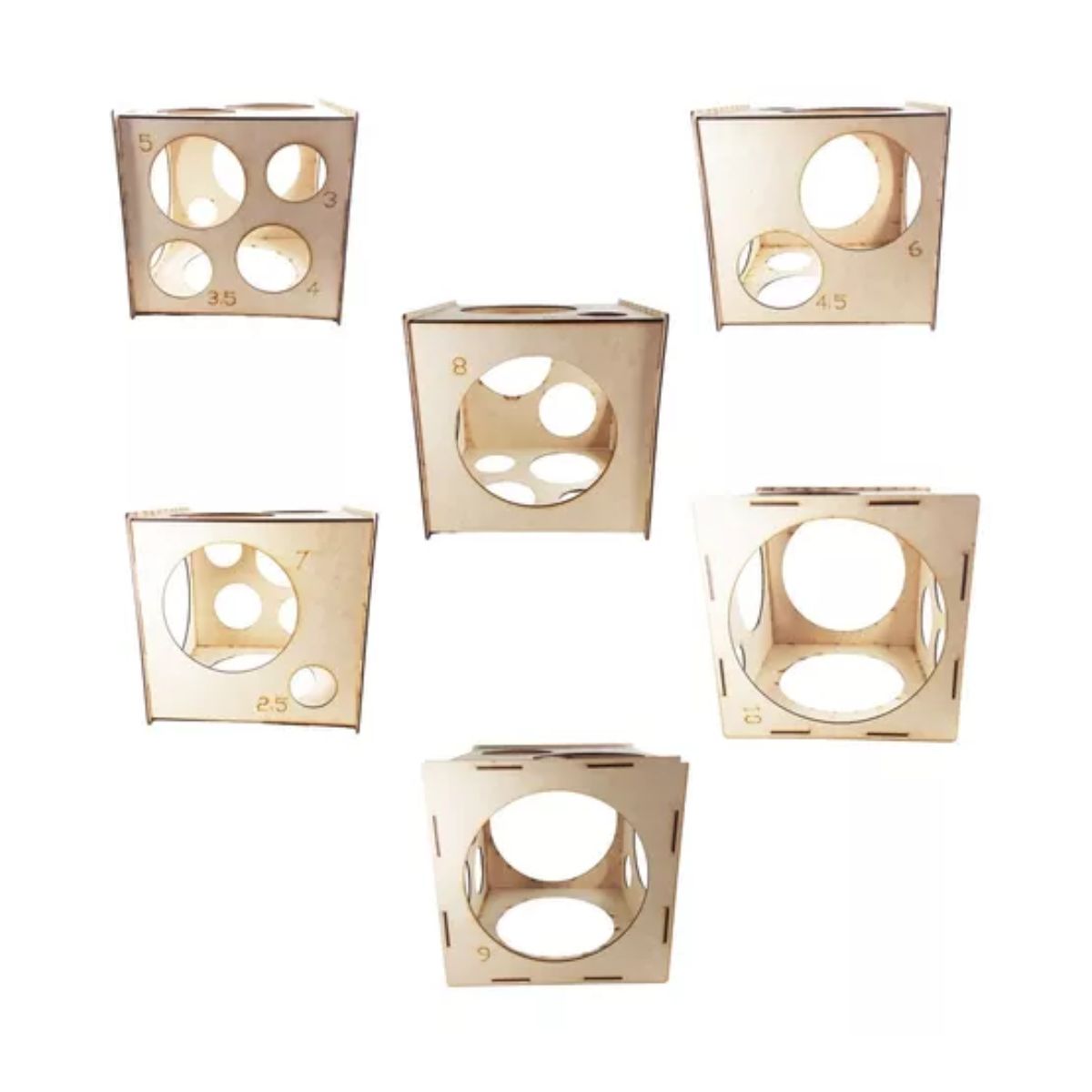 Calibrador De Globos Mdf 11 Medidas Económico Mejor Precio