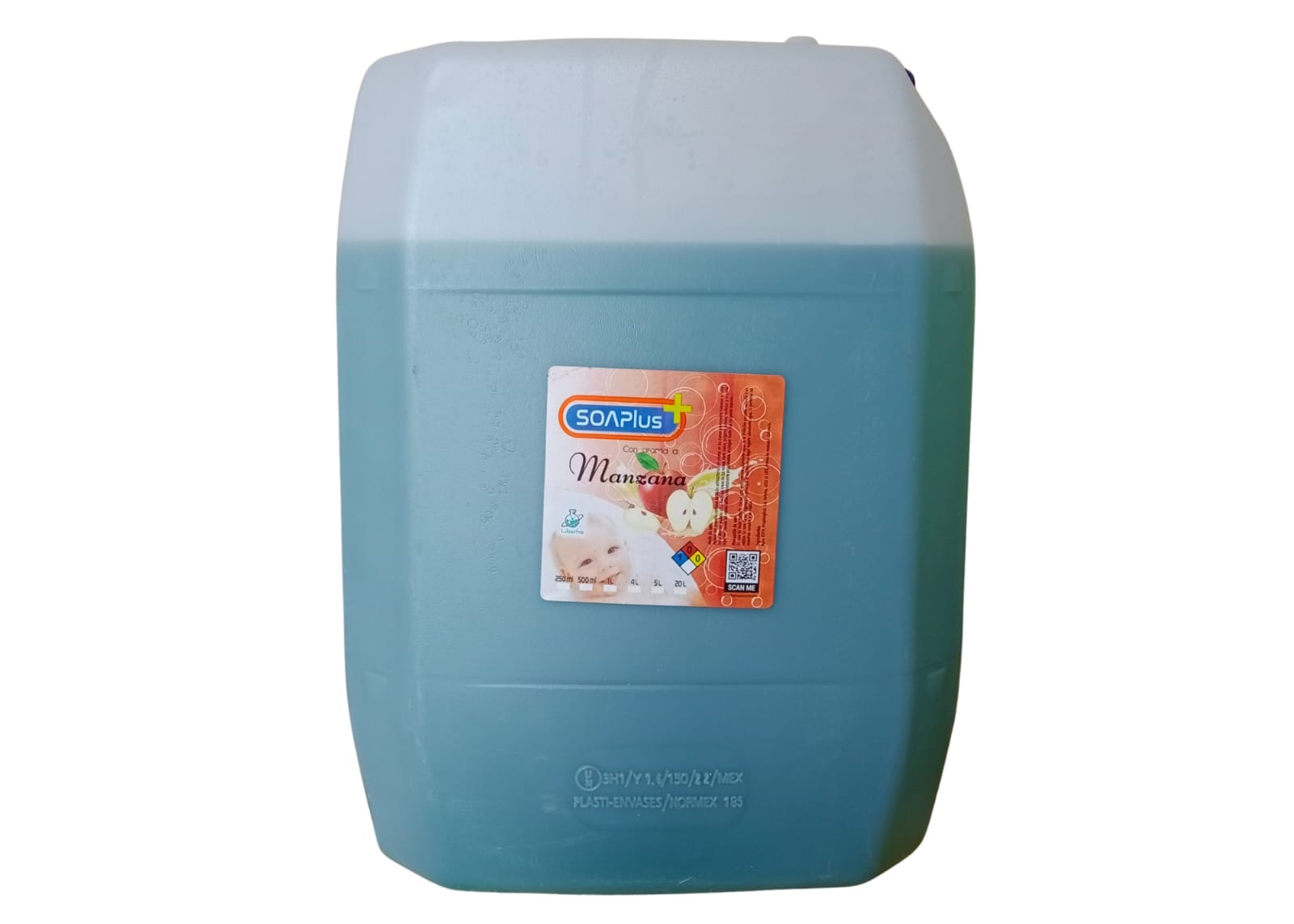 JABON ANTIBACTERIAL LIQUIDO PARA MANOS AROMA MANZANA VERDE 