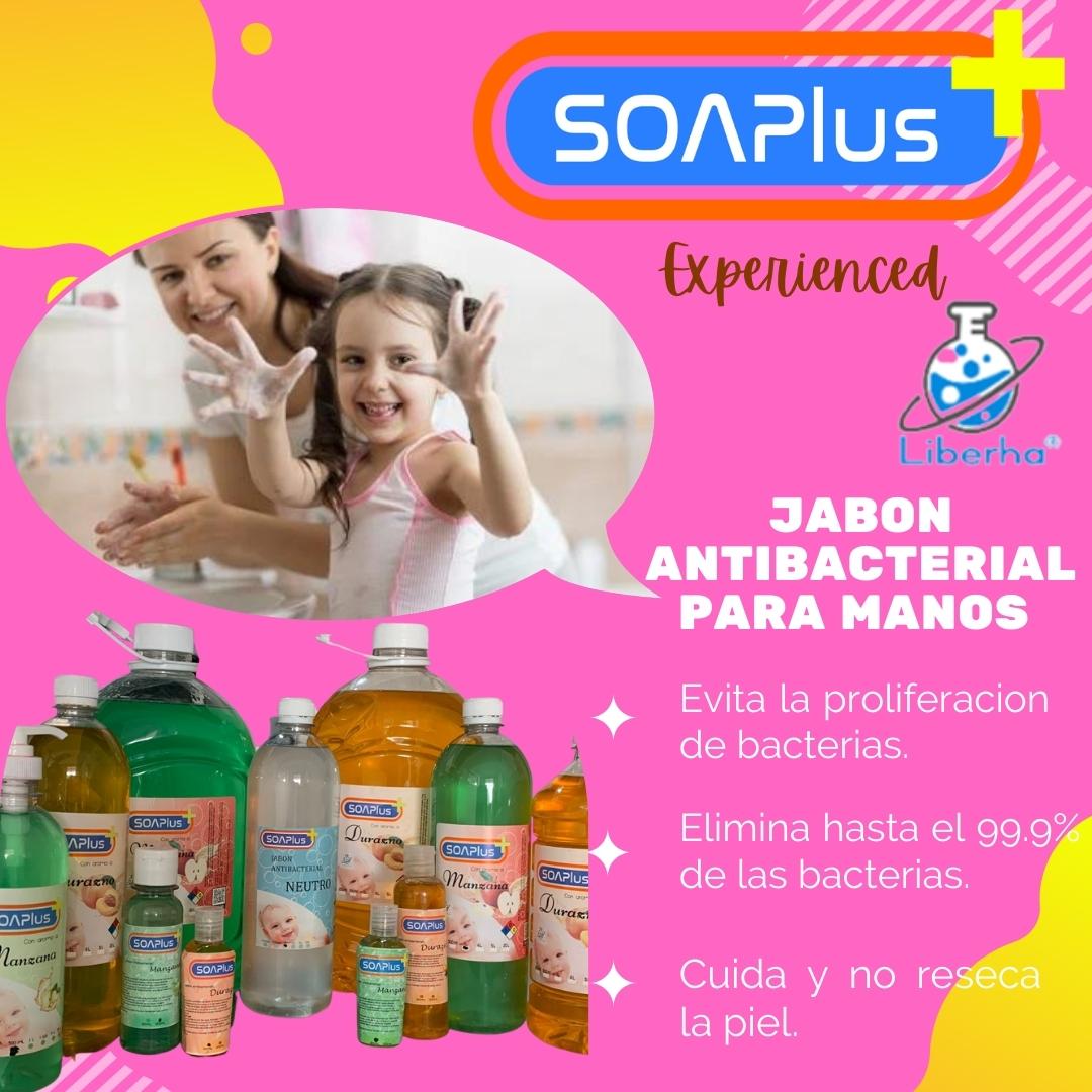 JABON ANTIBACTERIAL LIQUIDO PARA MANOS AROMA MANZANA VERDE 