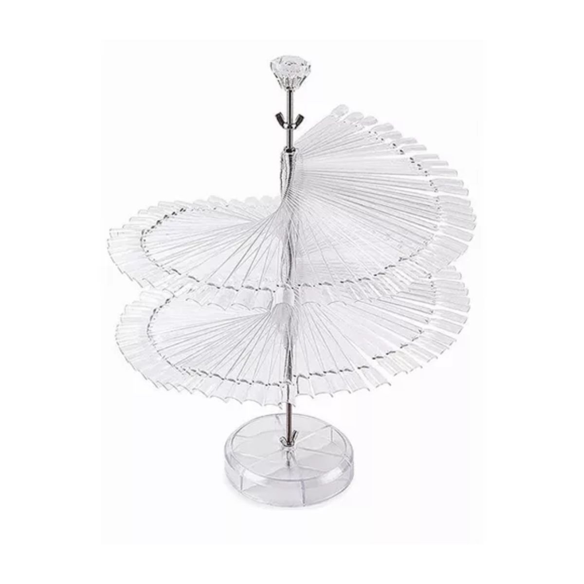 120 Pzs Exhibidor Muestrario Giratorio De Esmaltes Y Uñas