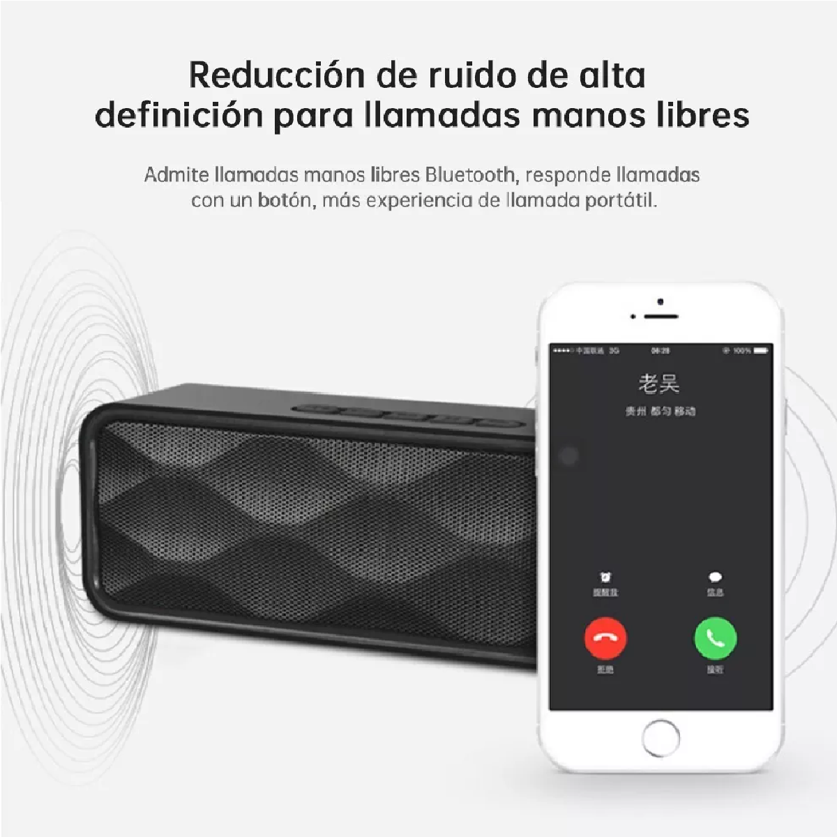 Bocinas De Bluetooth Portatil Mini Bocina Usb Subwoofer