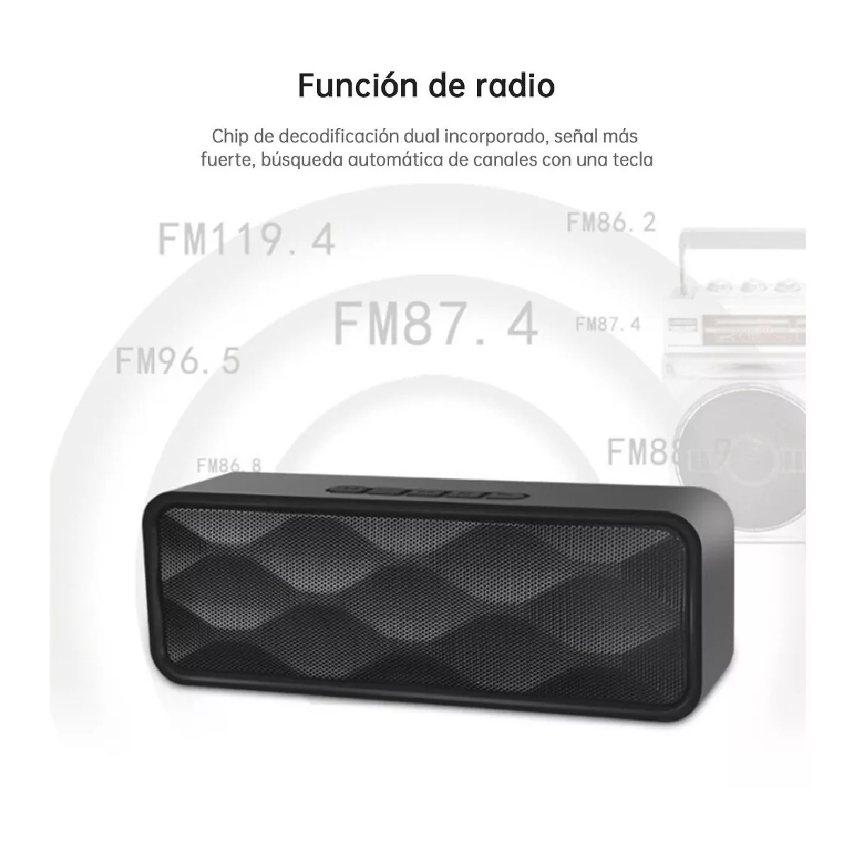 Bocinas De Bluetooth Portatil Mini Bocina Usb Subwoofer