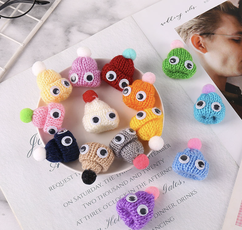 1000 pzas Ojos Móviles Blanco Negro para Manualidades Muñecas, Ojos Saltones Negros con Movimientos 6mm