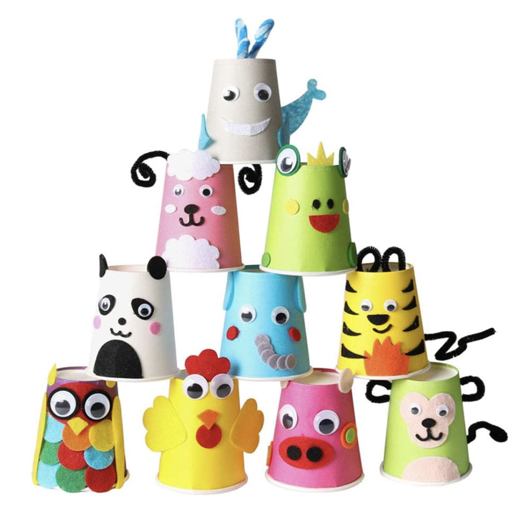 1000 pzas Ojos Móviles Blanco Negro para Manualidades Muñecas, Ojos Saltones Negros con Movimientos 15mm