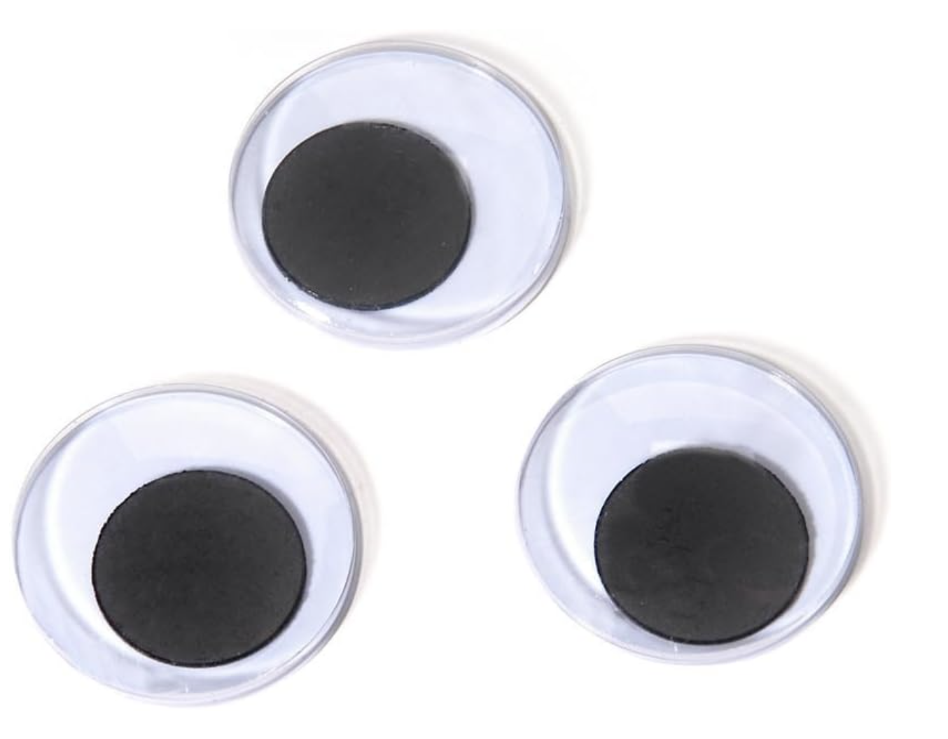 1000 pzas Ojos Móviles Blanco Negro para Manualidades Muñecas, Ojos  Saltones Negros con Movimientos 8mm
