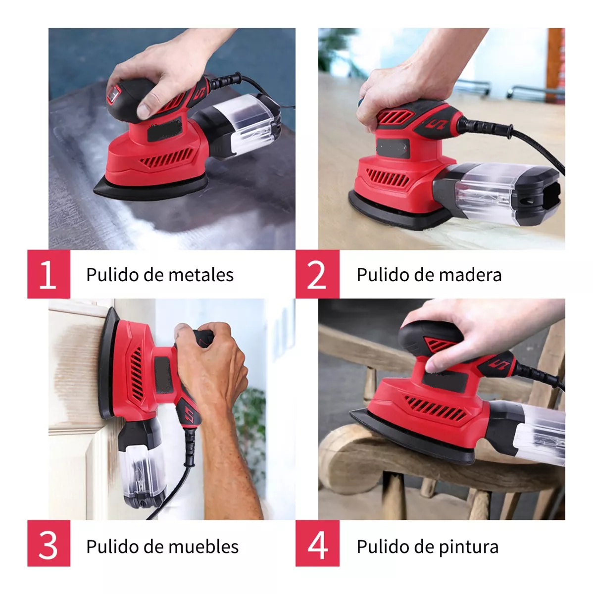 Lijadora Roto Orbital 14000rpm 120v/60hz 20 Papel De Lija