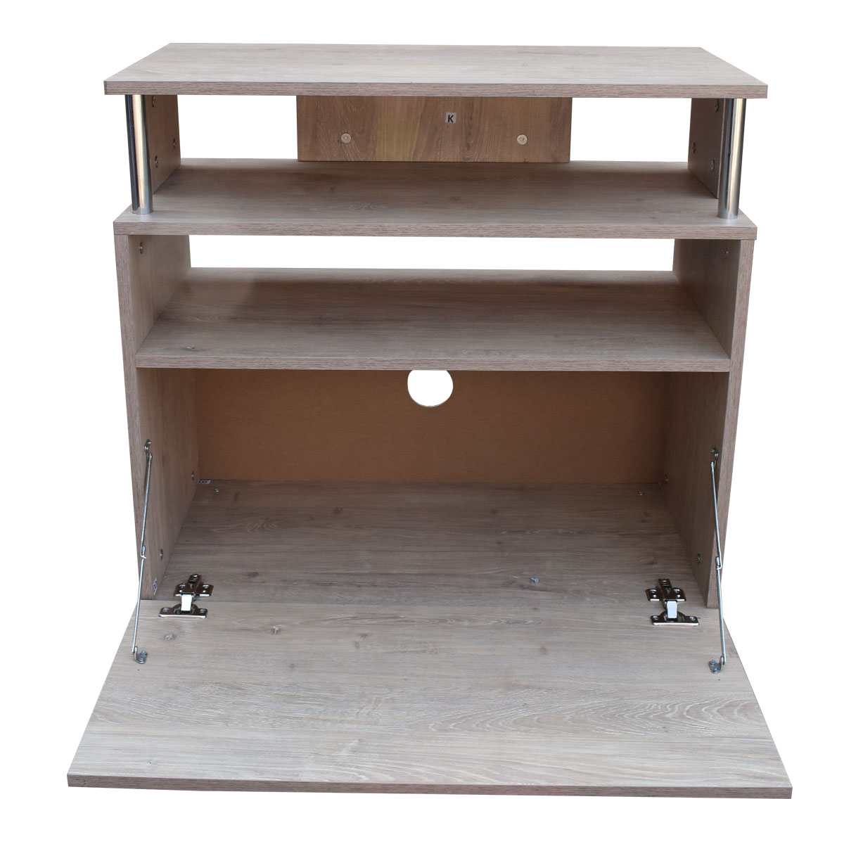 Mueble Organizador Para Cocina Hogare Microondas Bufetera Roble