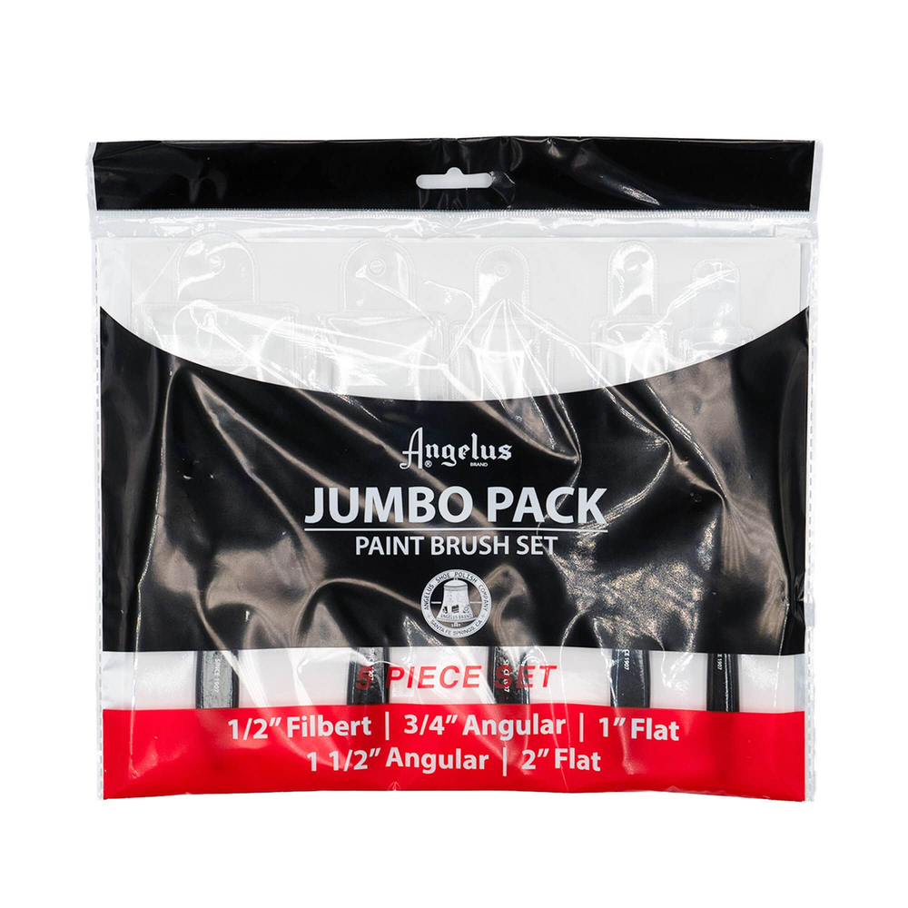Juego De 5 Pinceles Jumbo Para Acrilico Angelus Brand