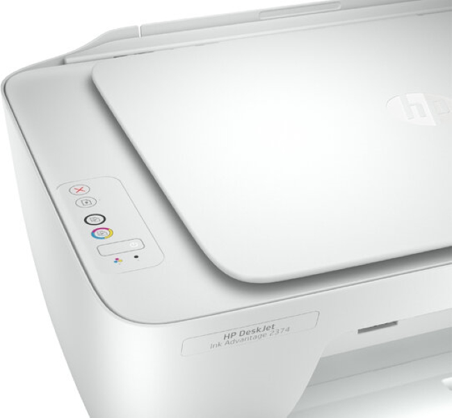 Impresora Multifuncional HP Deskjet Ink Advantage 2374, Blanca