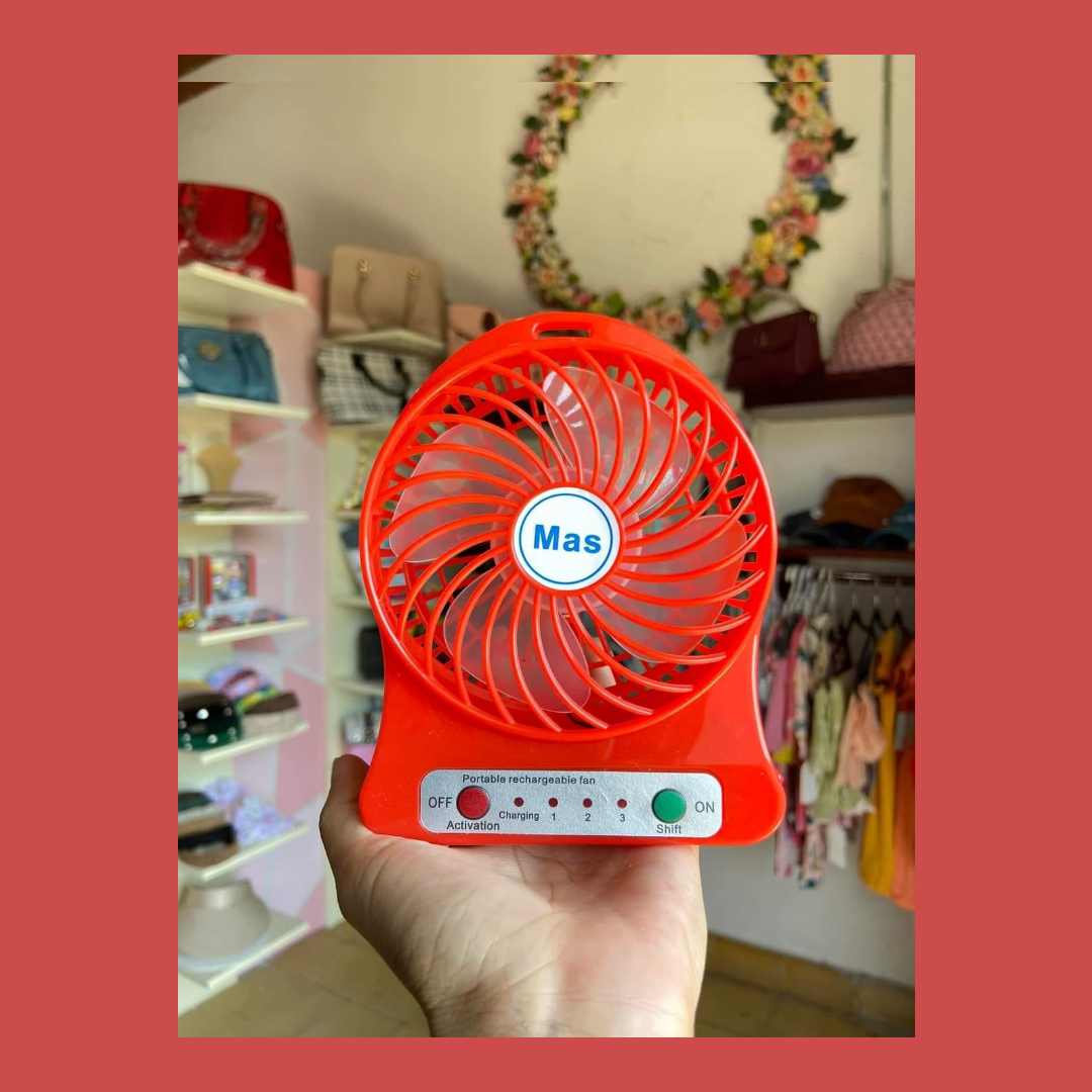 Ventilador Mini Portátil de Escritorio 3 Velocidades