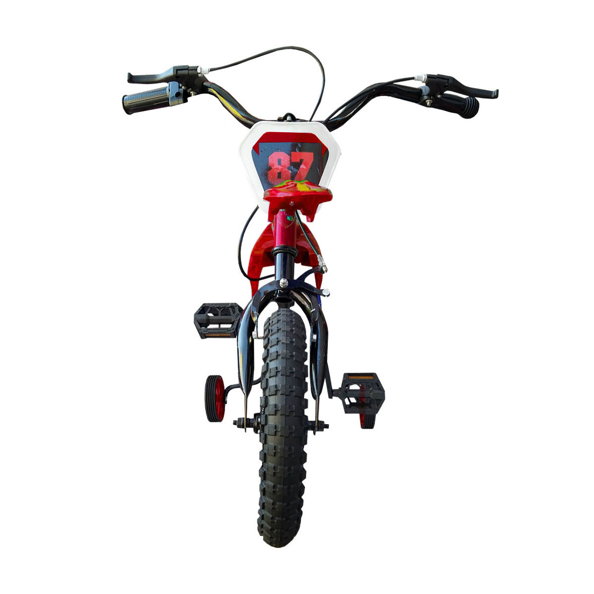 Bicicleta Tipo Motocross R16 AEIOU ABJ125 Rojo