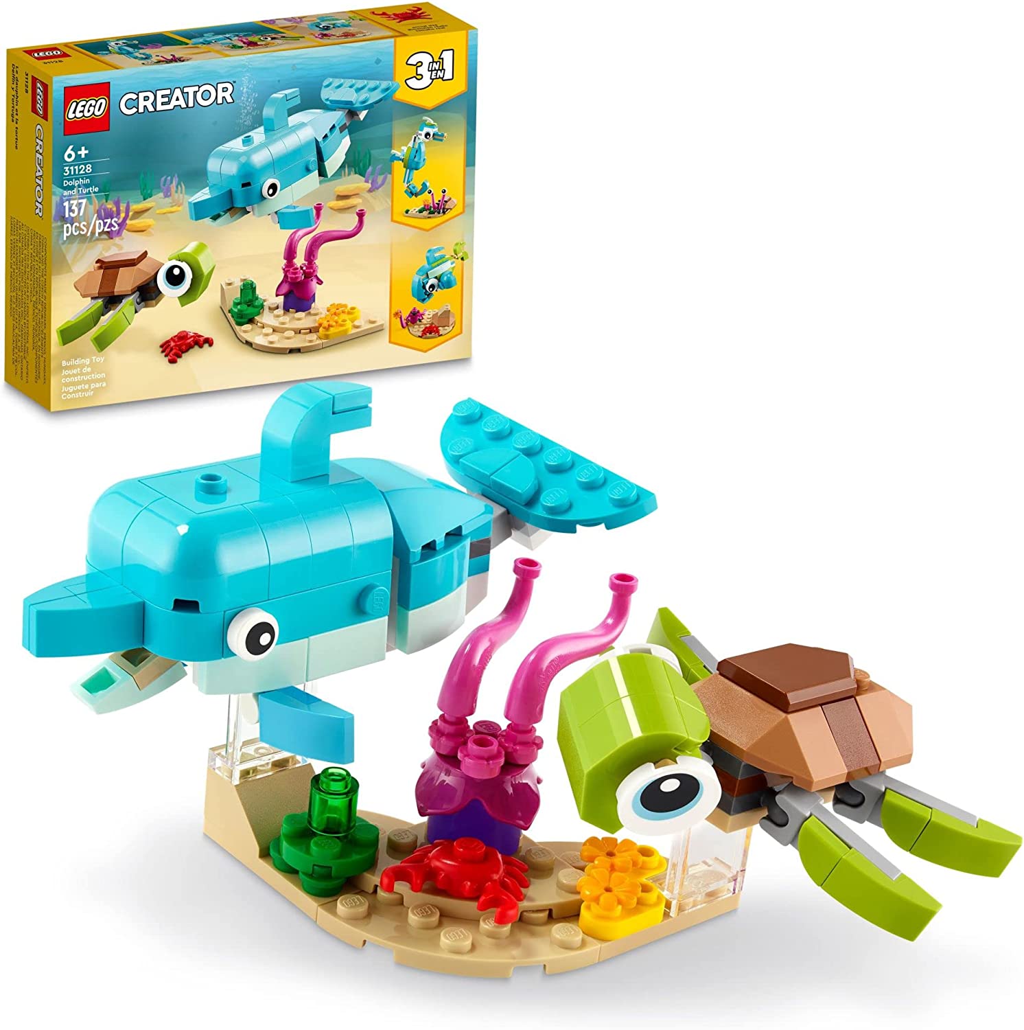 Lego Set Creator Delfin Y Tortuga 3 En 1 - Game Center