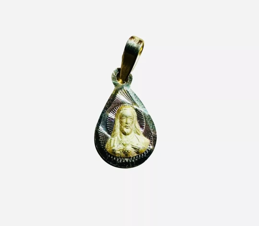 Médaillon Pendentif Religieux En Or Plaqué - Modèle (142-40/1-4) - Occasion