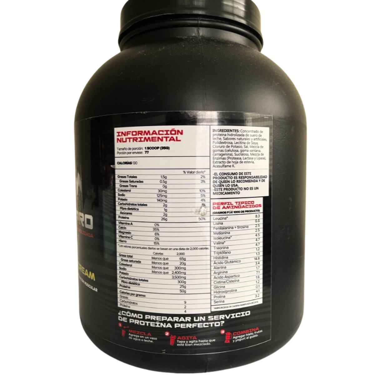 Beast-Pro Proteína Hidrolizada Vanilla Ice Cream 2.7kg / Beastic - Médica Depot