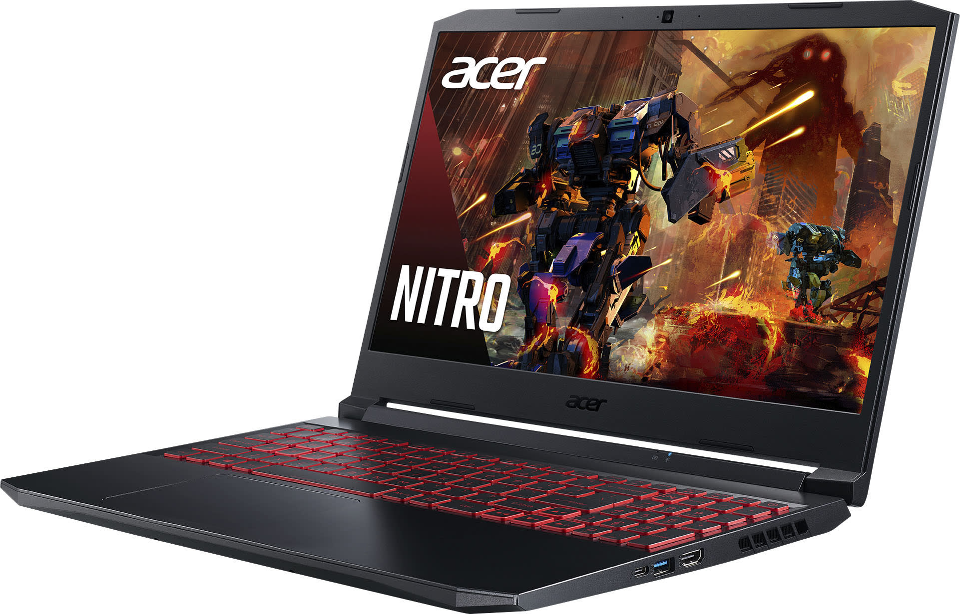 Laptop Gamer Acer Nitro 5 AN515-57-79TD 15.6 Pulgadas Full Hd Led  144 Hz Tarjeta Gráfica Nvidia RTX 3050 Ti, Procesador Intel Core i7-11800H, 8 Gb Ram 512 Gb Ssd, Windows 11 Home