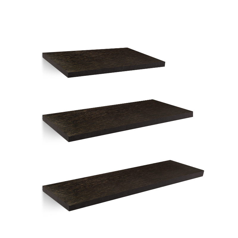Set de Repisas Flotantes de Madera 3 Piezas de Diferente Tamaño 30-40-50cm