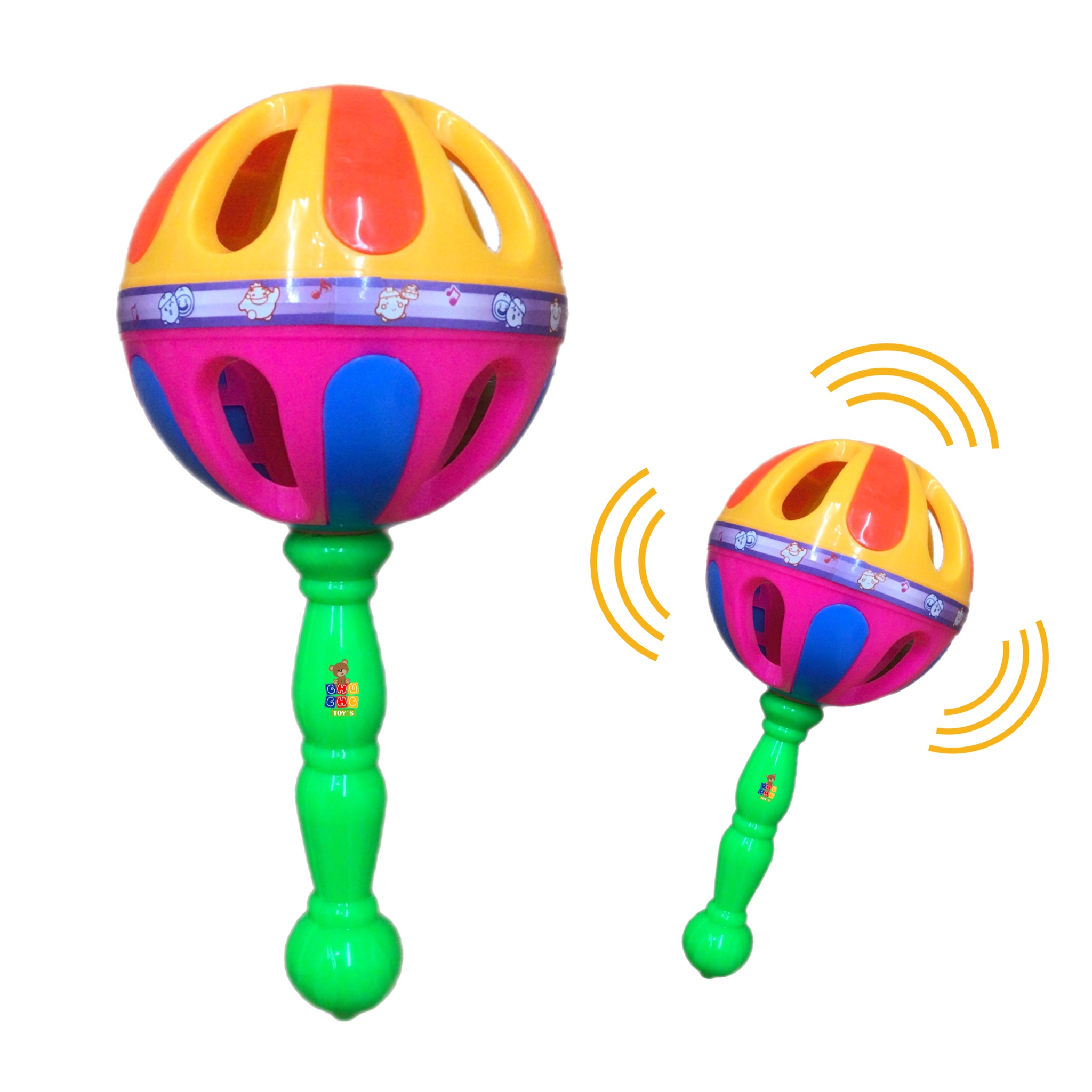 3 Sonaja Para Bebé Juguete Con Cascabel Sonido