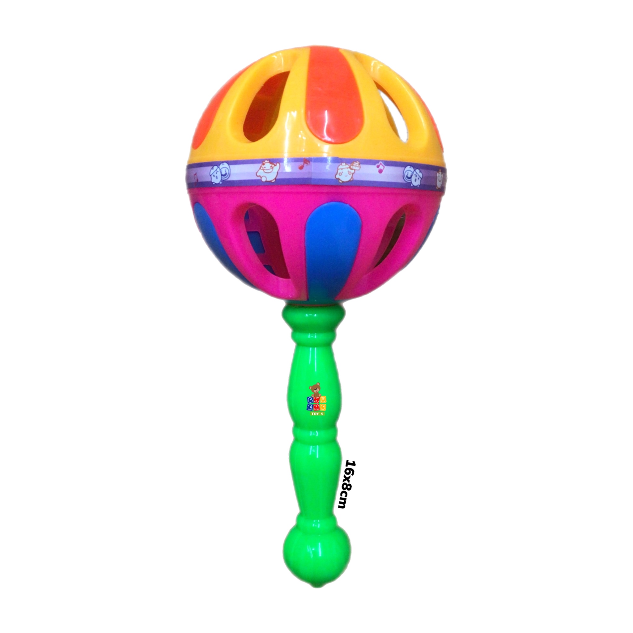 3 Sonaja Para Bebé Juguete Con Cascabel Sonido