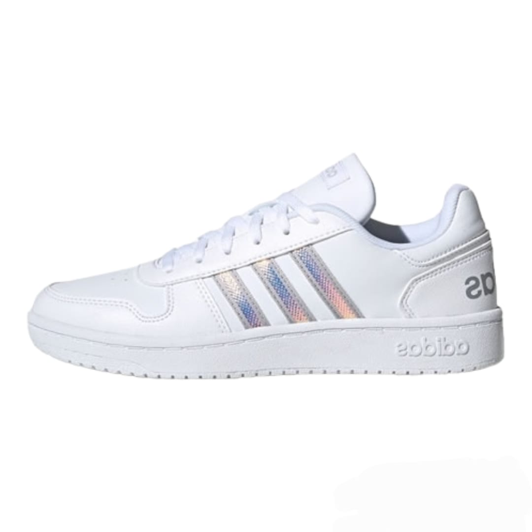 Tenis Adidas Hoops 2.0 Blanco Mujer FW3535