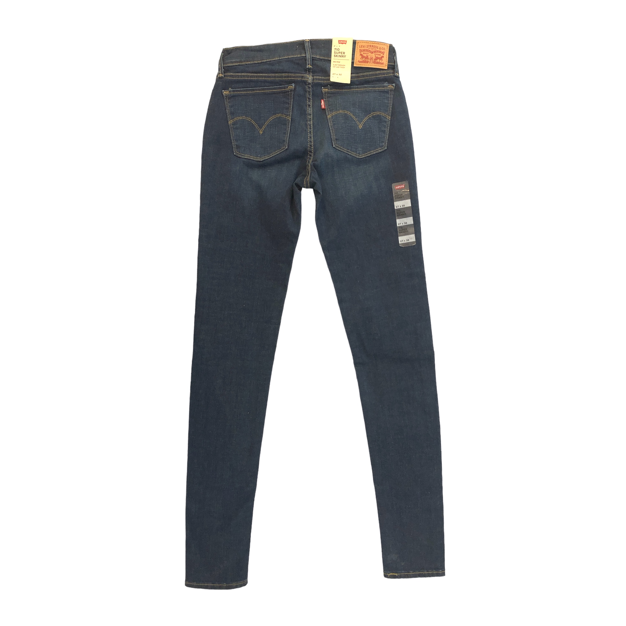 Pantalón 710 Súper Skinny azul oscuro dama Levis
