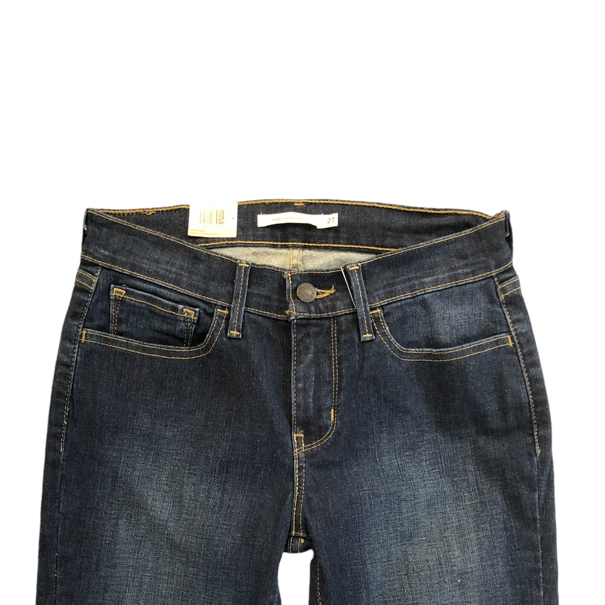 Pantalón 710 Súper Skinny azul oscuro dama Levis