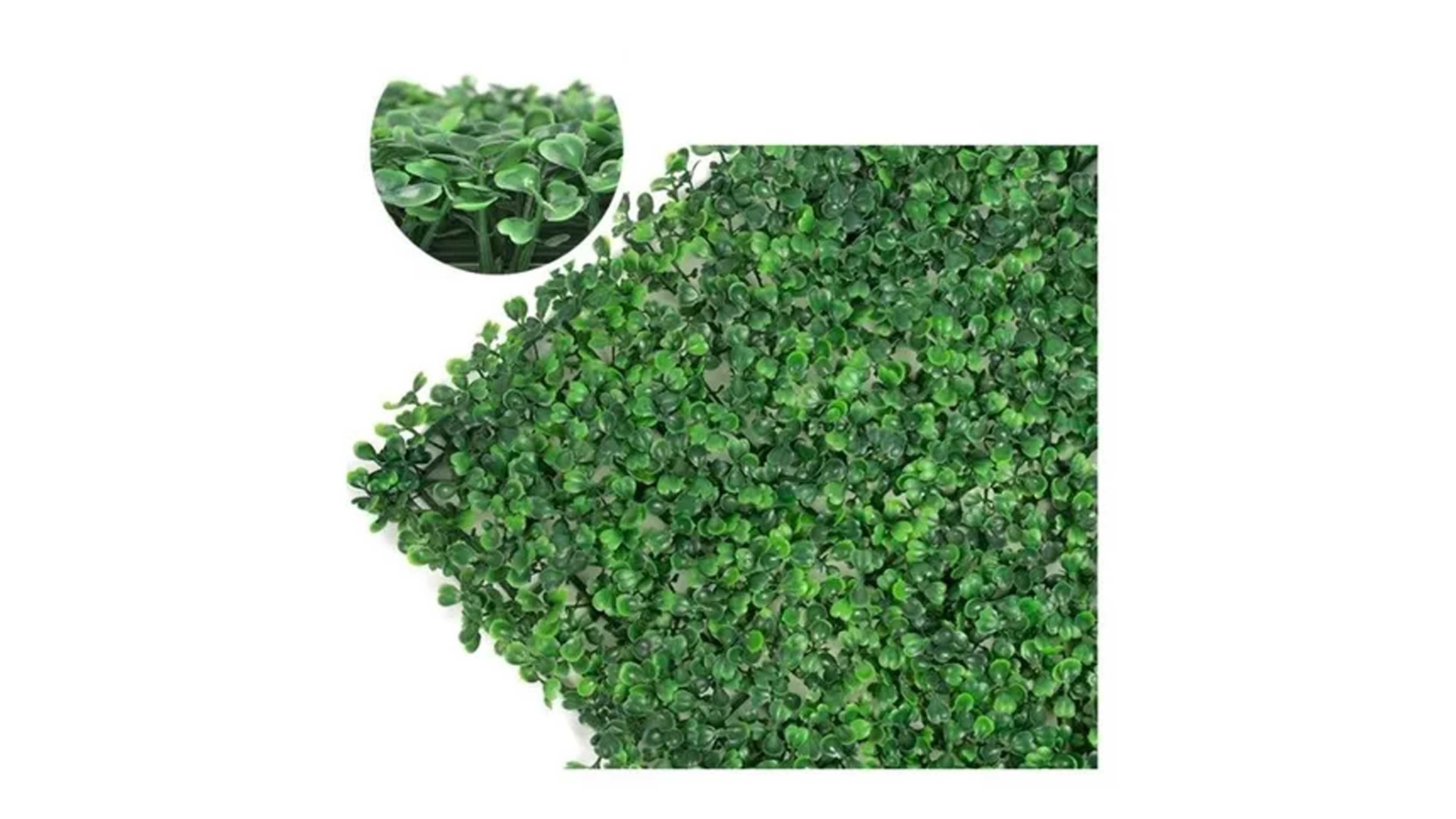 20pzs Follaje Artificial Sintetico Para Muro Verde 60x40cm!! 