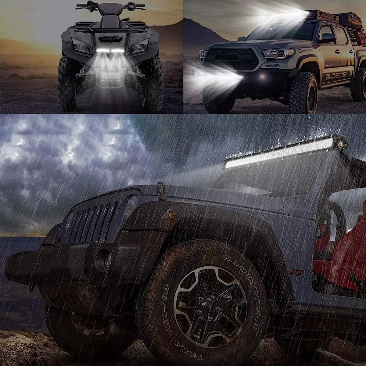 2 Barra De Luz Led 10 Pulgadas 26 Led 78w Jeep 4x4 Universal.