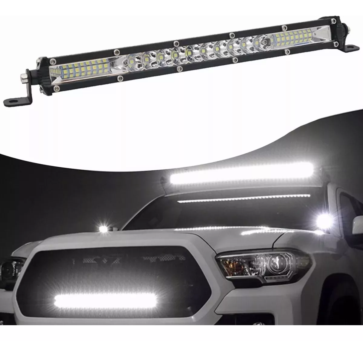 Barra De Luz Led 10 Pulgadas 26 Led 78w Jeep 4x4 Universal.