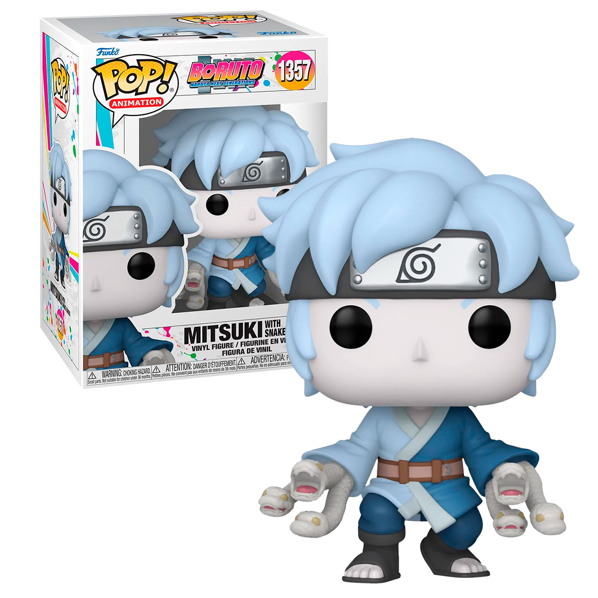 Funko Pop Mitsuki Manos Serpiente #1357 Boruto Naruto Next Generations Original