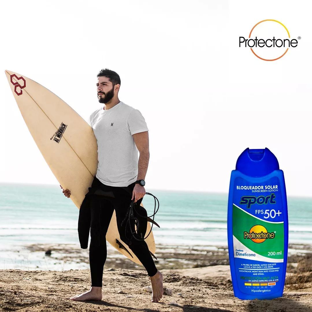 Bloqueador Solar Fps 50+ Sport Protectone 2 Pzas, 200 Ml C/u