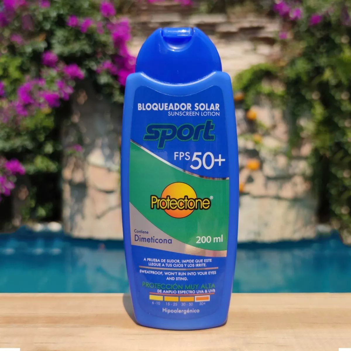 Bloqueador Solar Fps 50+ Sport Protectone 2 Pzas, 200 Ml C/u