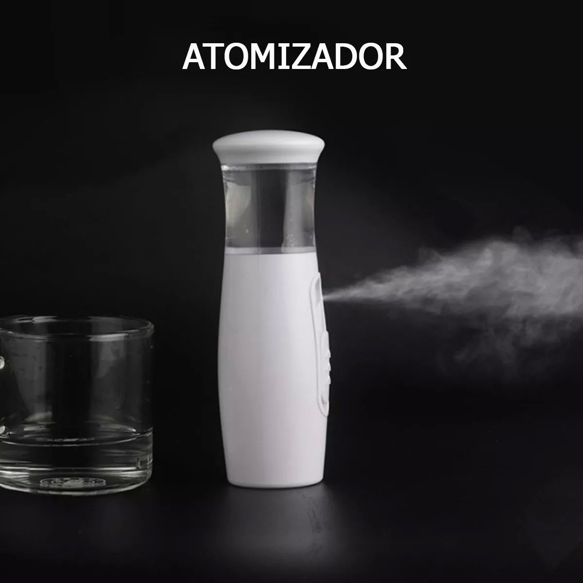 Desinfectante Spray Sanitizante Nano Difusor Usb Automático Blanco