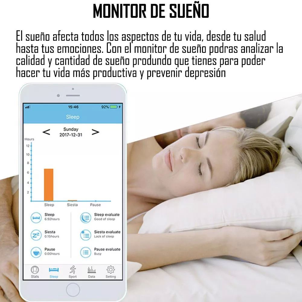 Smart Watch Band Y5 Inteligente Bluetooth Fitness Ip67 Android Smartband Azul