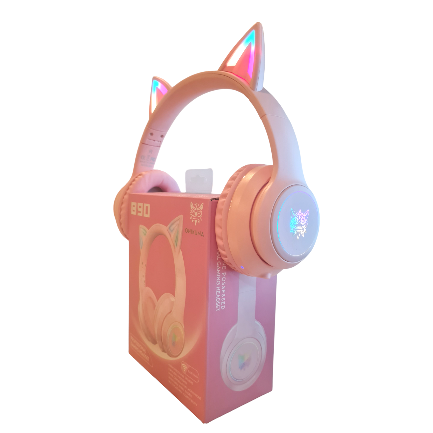 Audifonos rosa de online gatito