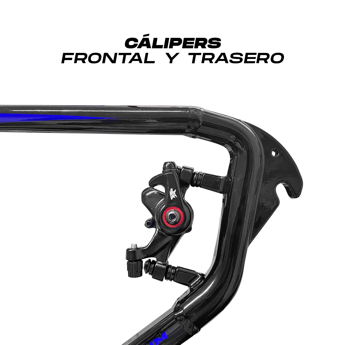 Freno de Disco Mecánico Rotores y Calipers Bicicleta Acero D160/t160